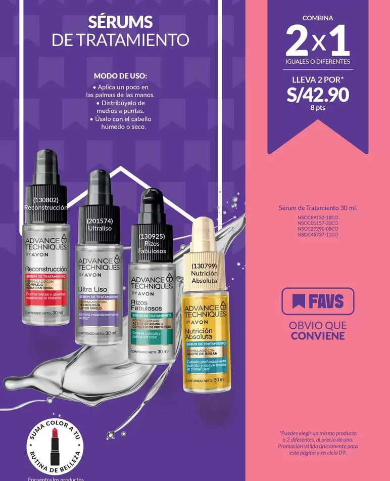Avon - Sérums de Tratamiento