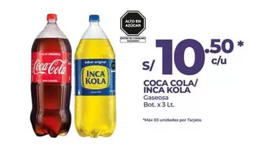 Coca-Cola - COCA COLA/ INCA KOLA Gaseosa