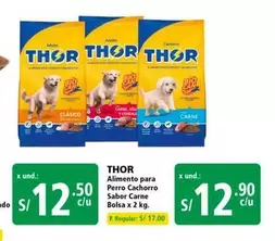 Thor - Alimento para Perro Cachorro Sabor Carne Bolsa