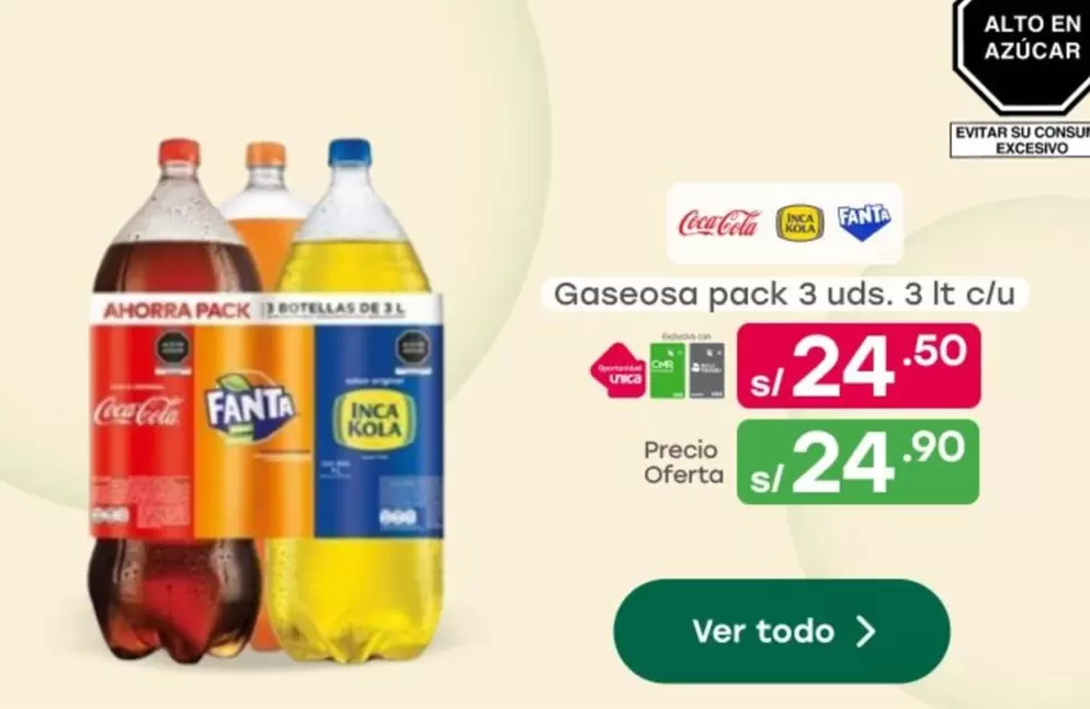 Coca-Cola - Gaseosa pack