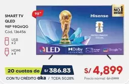 Hisense - SMART TV QLED 98P 98Q6QG