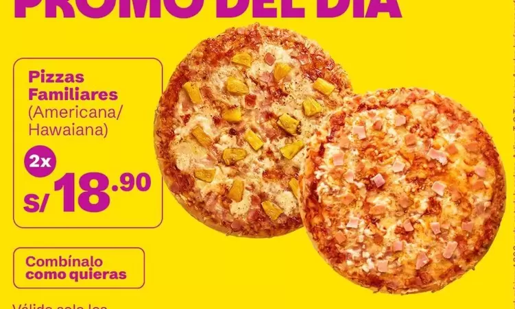 Pizzas Familiares