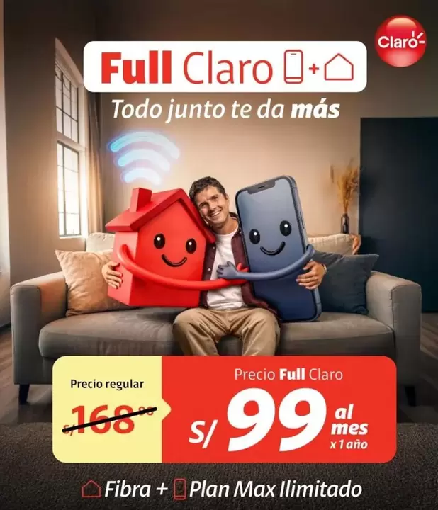 Fibra + Plan Max Ilimitado