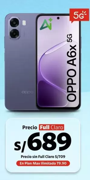 OPPO A6x 5G