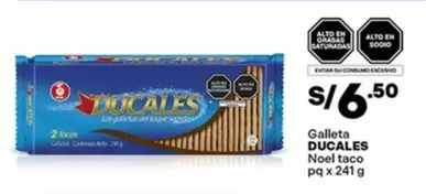 Ducales - Galleta Noel taco