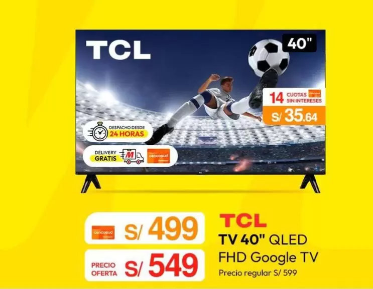 TV QLED FHD Google TV