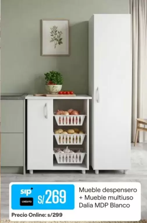Mueble despensero + Mueble multiuso