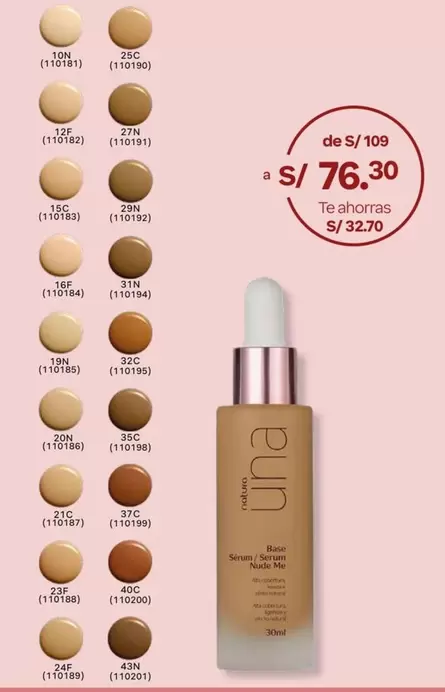 Natura - Batom Sérum / Sérum Matte
