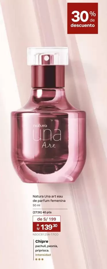 Natura - Una Art eau de parfum feminina