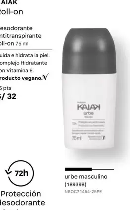 Kaiak - Desodorante Antitranspirante Roll-on