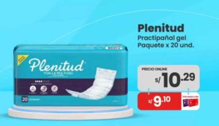 Plenitud - Practipañal gel Paquete