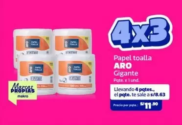 Aro - Papel toalla ARO Gigante
