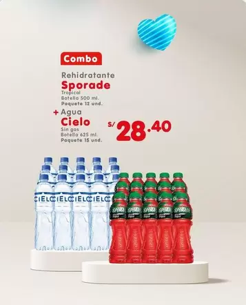 Sporade - Rehidratante + Agua Cielo
