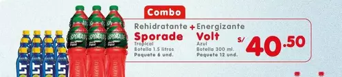 Sporade - Rehidratante + Energizante Volt