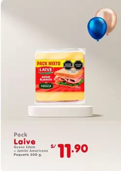 Laive - Pack Mixto Queso Edam + Jamón Americano