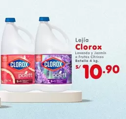 Clorox - Lejía Lavanda y Jazmín o Frutos Cítricos