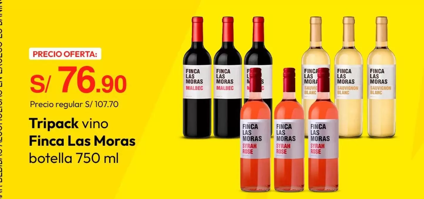 Las Moras - Tripack vino