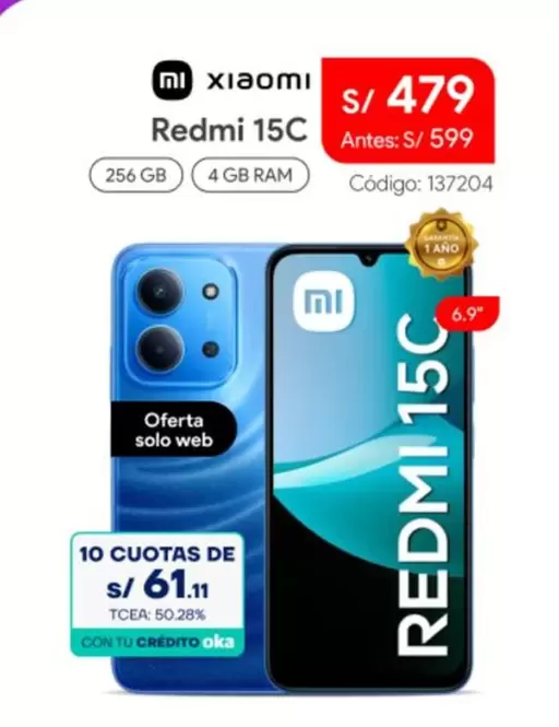 Xiaomi - Redmi 15C