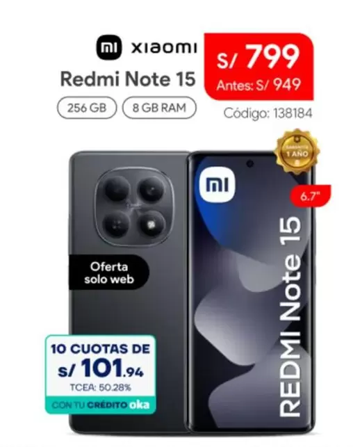 Xiaomi - Redmi Note 15
