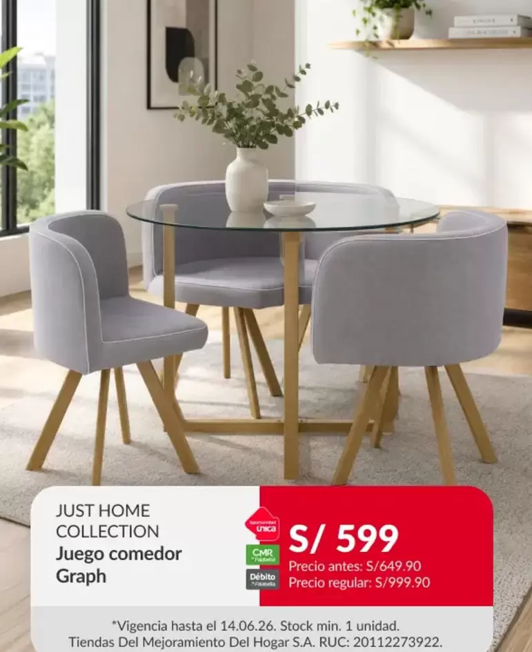 Juego comedor Graph
