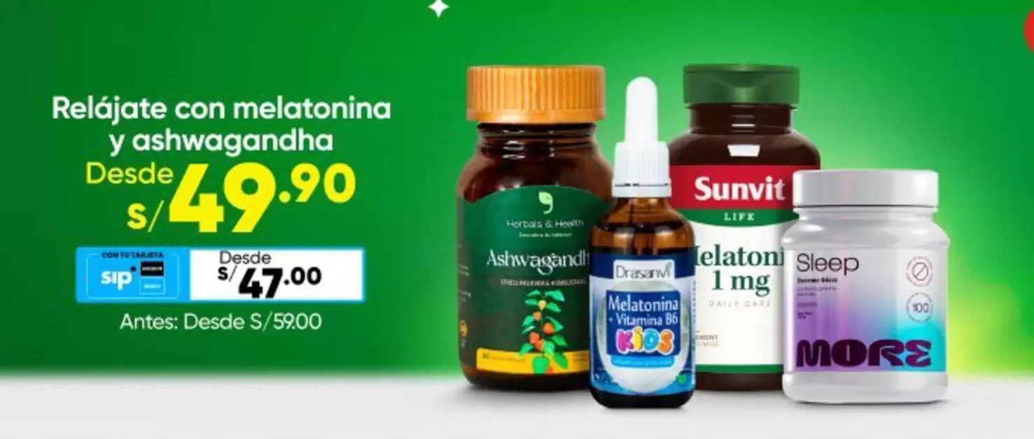 Melatonina y Ashwagandha
