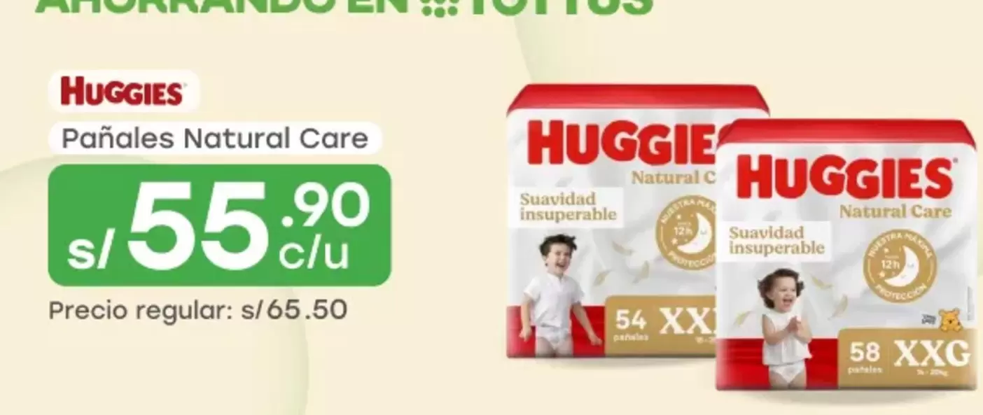 Huggies - Pañales Natural Care
