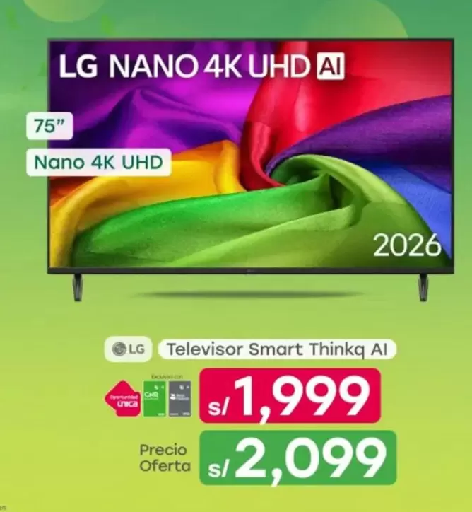Lg - Televisor Smart Thinkq AI