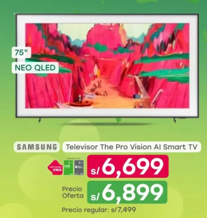 Samsung - Televisor The Pro Vision AI Smart TV