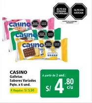 Casino - Galletas Sabores Variados