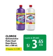 Clorox - Quitamanchan Poder Dual Ropa Blanca