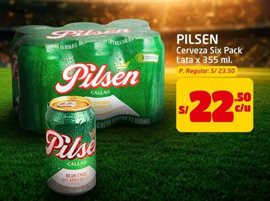Pilsen - Cerveza Six Pack Lata