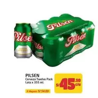 Pilsen - Cerveza Twelve Pack Lata