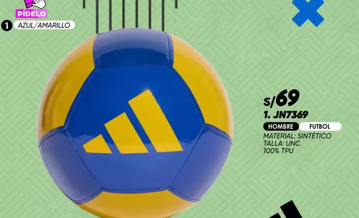 Adidas - Balón Fútbol 1. JN7369