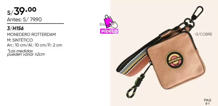 MONEDERO ROTTERDAM 3/H156