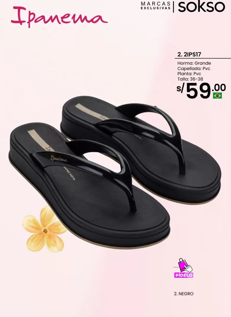 Nova - Ipanema Horma Grande Capellada Pvc