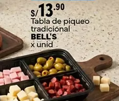 Bell's - Tabla de piqueo tradicional