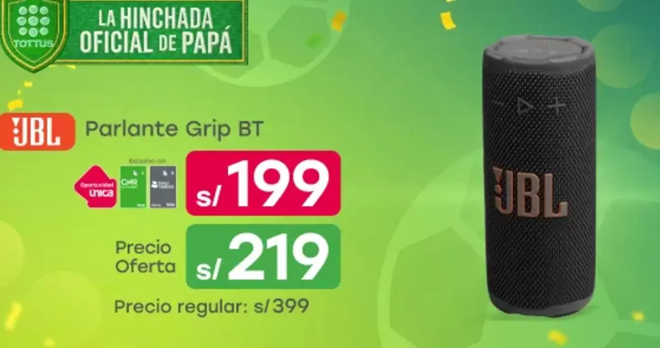 JBL - Parlante Grip BT