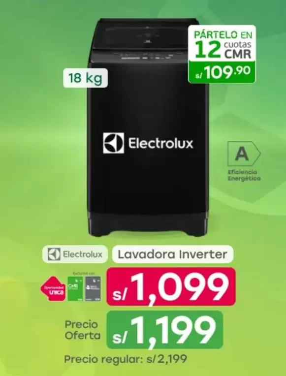 Electrolux - Lavadora Inverter