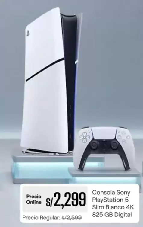 Sony - PlayStation 5 Slim Bianco 4K 825 GB Digital