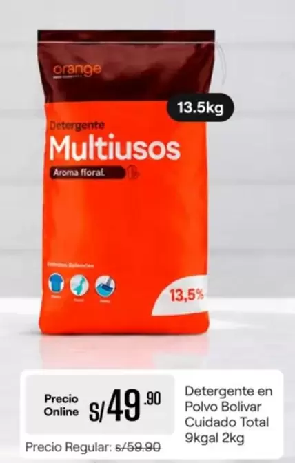 Orange - Detergente Multiusos Aroma floral