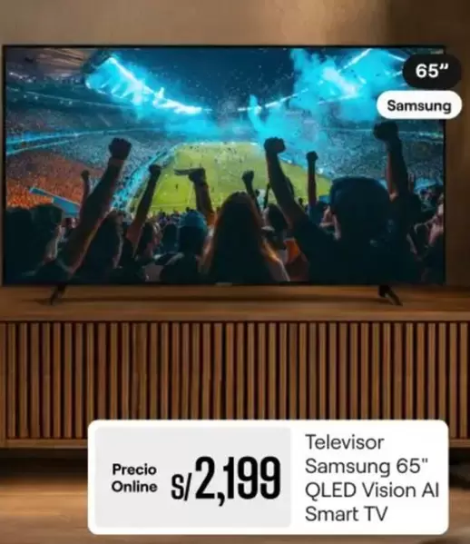 Samsung - Televisor QLED Vision AI Smart TV