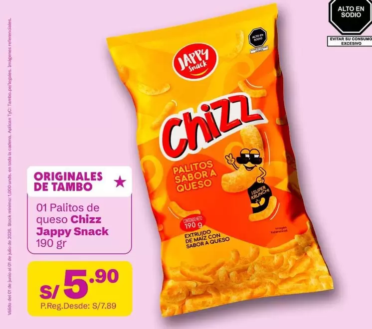 Imágenes - Palitos de queso Chizz