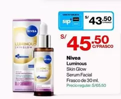 Nivea - Luminous Skin Glow Serum Facial