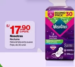 Nosotras - Nocturna Natural tela extra suave
