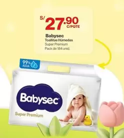 Babysec - Toallitas Húmedas Super Premium Pack