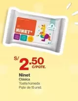 Ninet - Clásica Toalla húmeda