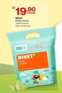 Ninet - Recién nacido Toalla húmeda