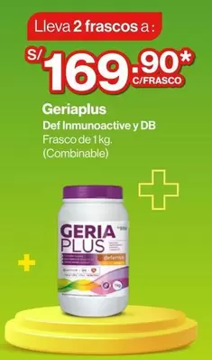 Geriaplus Def Inmunoactive y DB