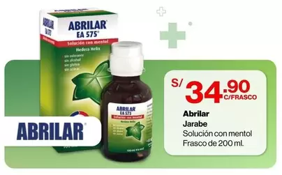 Abrilar EA 575 Jarabe Solución con mentol