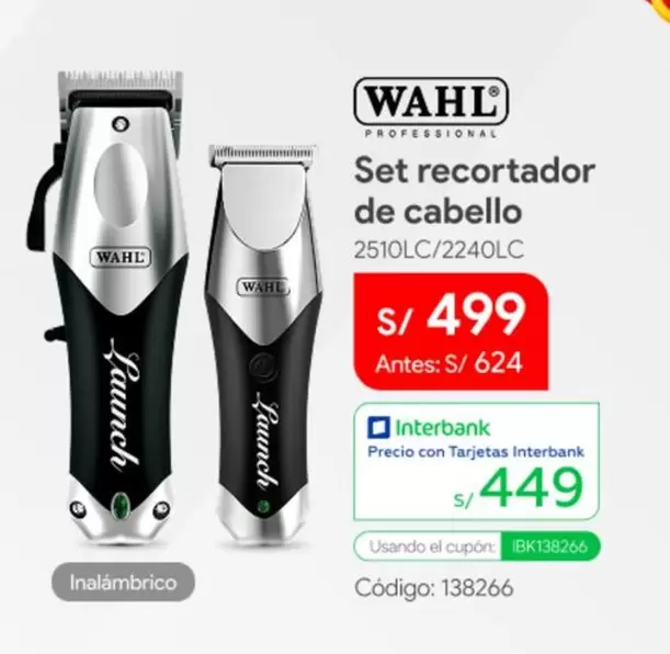 Wahl - Set recortador de cabello 2510LC/2240LC